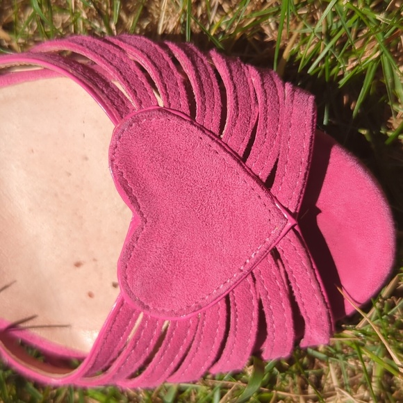 Aldo pink ankle strap short heel - Picture 4 of 4